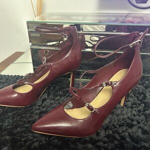 Elegant Burgundy Heels